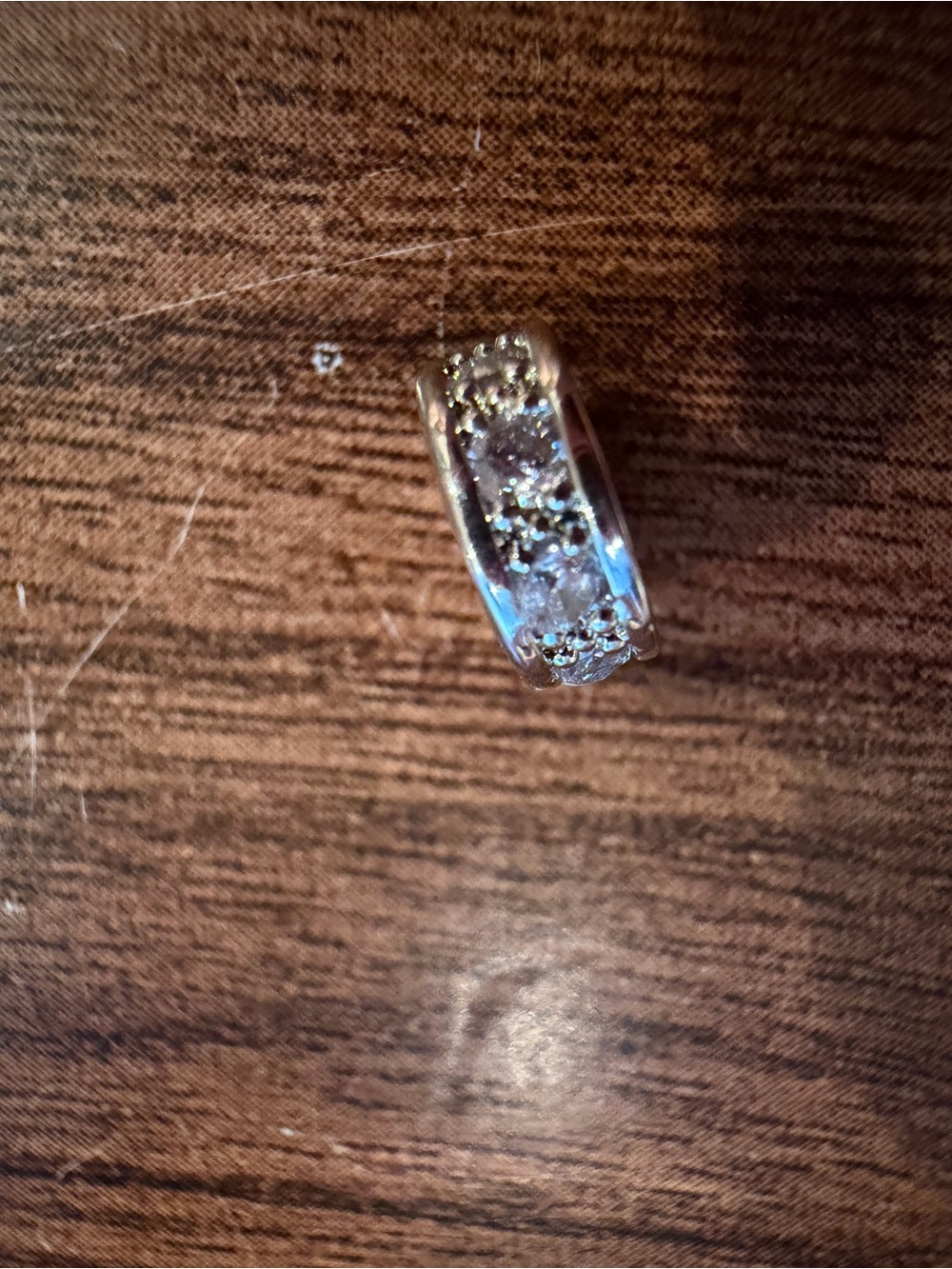 Kohl's Silver Pave Spacer Bead Charm